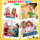6?Set Puffy Sticker Books, 3D Reusable, Farm, Dinosaur, Ocean & Space Themes, Kids Ages 2–4 Activity Toys