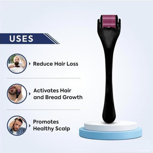 Derma Roller System DRS50 0.50mm Size 540 Stainless Steel Micro Needles Roller