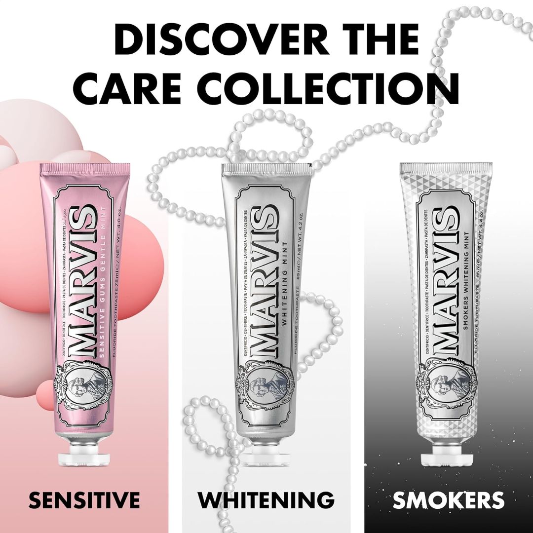 Marvis Smokers Whitening Mint Toothpaste 85ml,8004395111817
