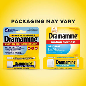 Dramamine Original Motion Sickness 12 Tablets,831248001975,