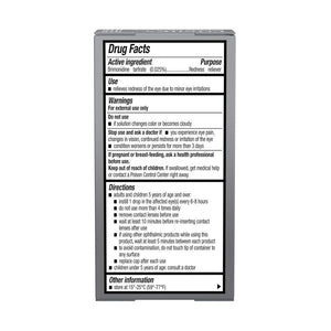 Lumify Brimonidine Tartrate Ophthalmic Solution 0.025% Redness Reliever Eye Drops 2.5ml