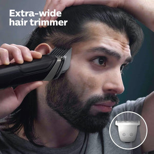 Philips Norelco Multigroom 5000 MG5910/49 Black Wet & Dry Trimmer For Face, Head & Body,075020103062