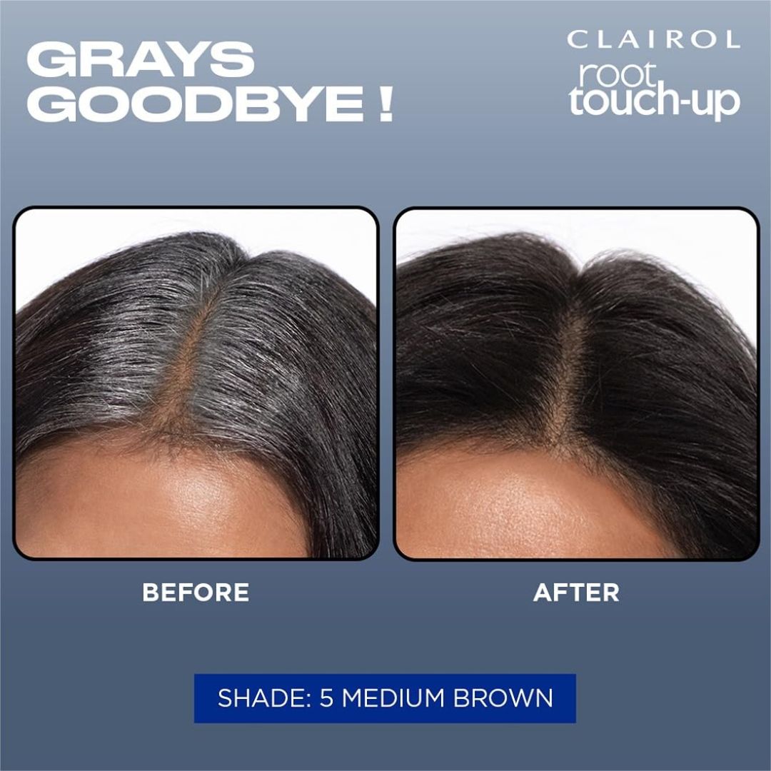 Clairol 5 Medium Brown Colorblend Permanent Root Touch-Up Kit