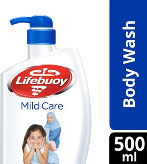 Lifebuoy Activ Silver Formula Mild Care Antibacterial Body Wash 500ml