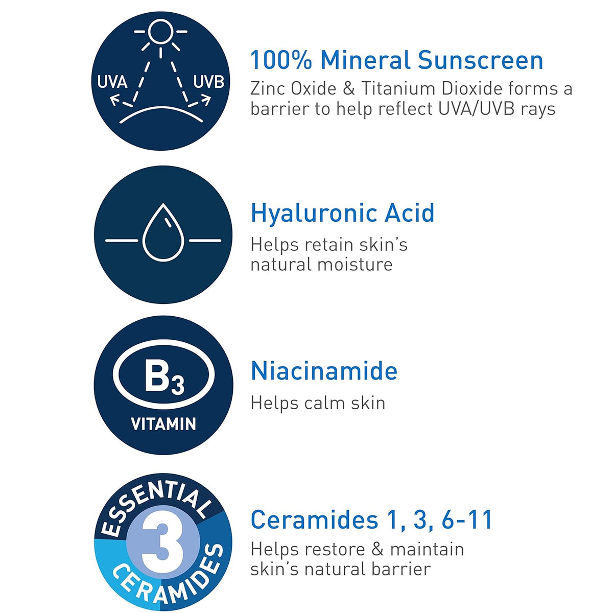 CeraVe SPF 30 Face Sheer Tint Hydrating Mineral Sunscreen 50ml,3606000512313