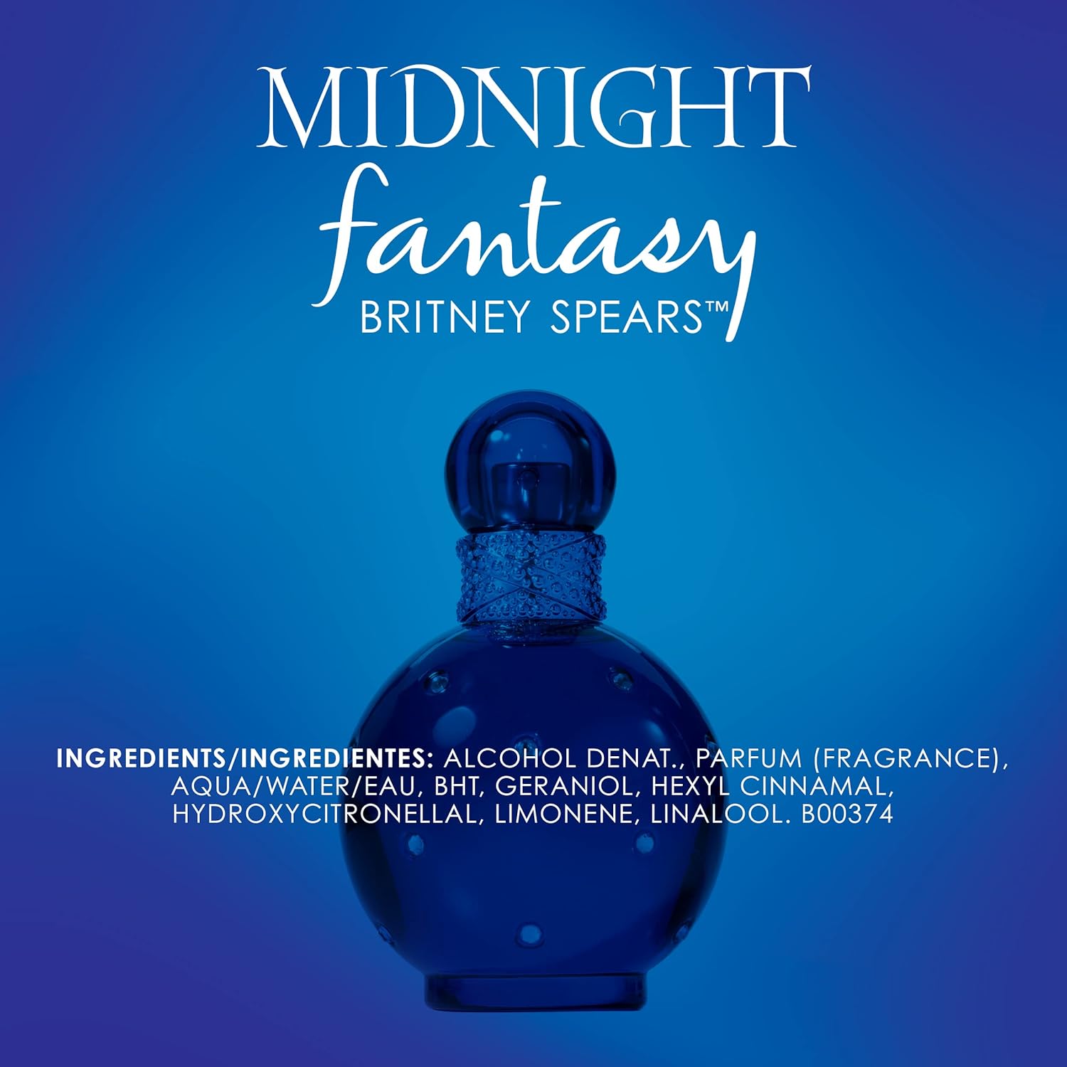 Britney Spears Midnight Fantasy Eau De Parfum For Her 100ml,719346094665
