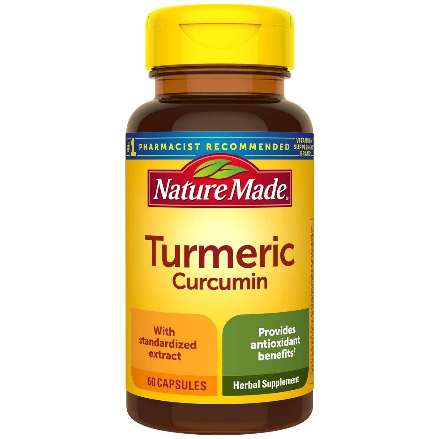 Nature Made Turmeric Curcumin 60 Capsules,031604027544