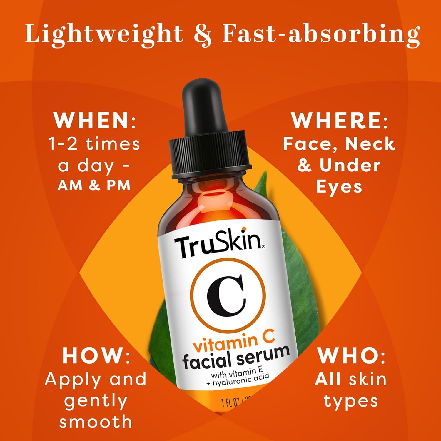 TruSkin Vitamin C Facial Serum 60ml,850001641333