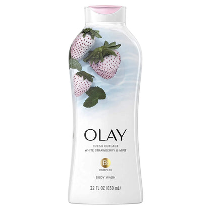 Olay B3 Complex Fresh Outlast White Strawberry & Mint Body Wash 650ml