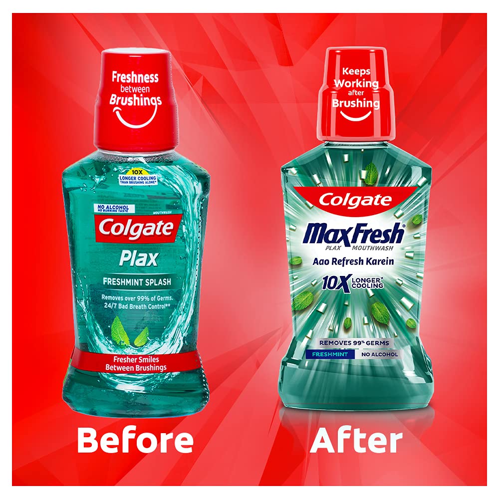 Colgate Plax Fresh Mint Mouthwash 500ml,8850006304839,