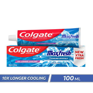 Colgate Max Fresh Cooling Crystals Cool Mint Anticavity Toothpaste 100ml