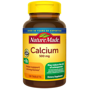 Nature Made Calcium 500mg 130 Tablets