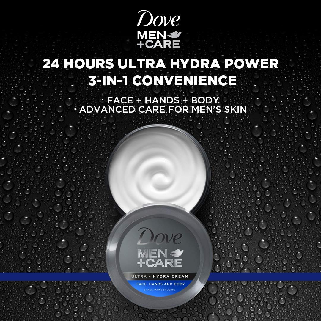 Dove Men +Care Ultra-Hydra Cream For Face, Hand & Body 75ml,859581006990,