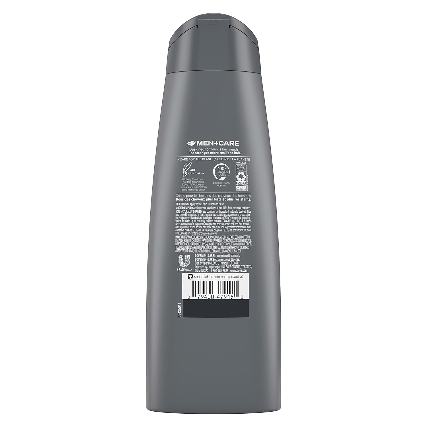 Dove Men +Care Lime + Cedarwood Reinvigorating 2-In-1 Shampoo + Conditioner 335ml,079400479150,