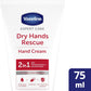 Vaseline Expert Care Dry Hands Rescue 2-In-1 Moisturising Hand Cream 75ml