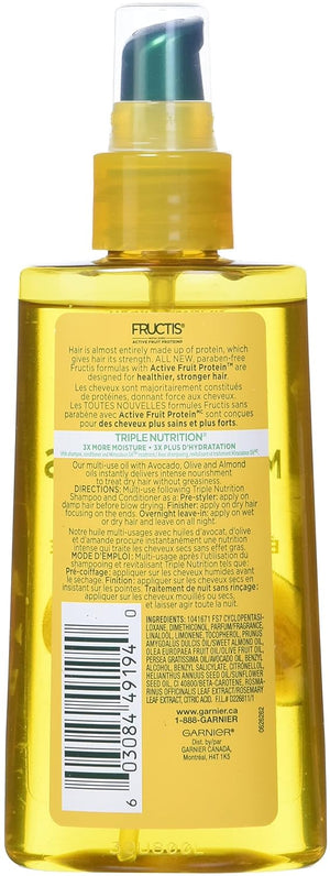 Garnier Fructis Avocado, Olive & Almond Oils Triple Nutrition Marvelous Oil 150ml