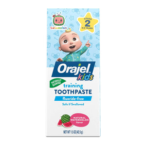 Orajel Kids Natural Watermelon Flavor Training Toothpaste For 0-3 Years 42.5g