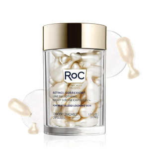 ROC Retinol Correxion Line Smoothing Night Serum Capsules 30 Count