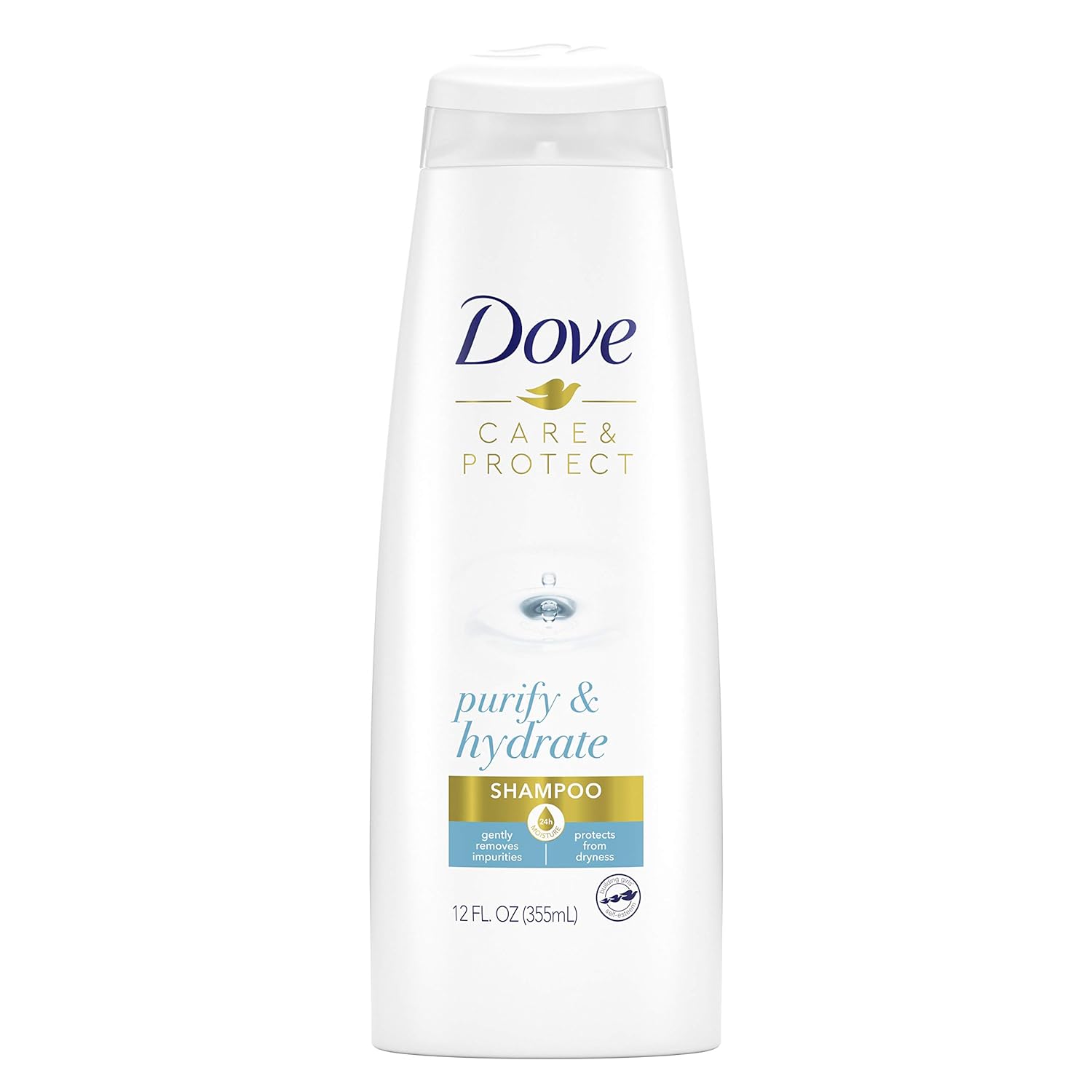 Dove Care & Protect Purify & Hydrate Shampoo 355ml,079400480293,