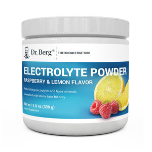 Dr. Berg Raspberry & Lemon Flavor Electrolyte Powder 330g,X002IG6KK9