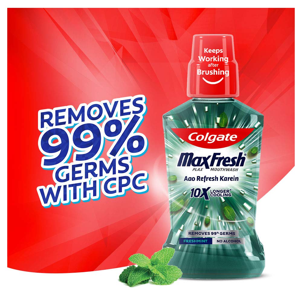 Colgate Plax Fresh Mint Mouthwash 500ml,8850006304839,