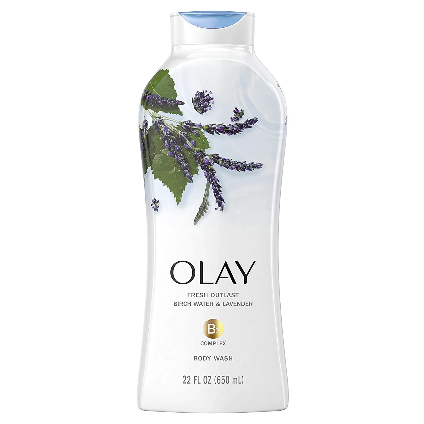 Olay B3 Complex Fresh Outlast Birch Water & Lavender Body Wash 650ml