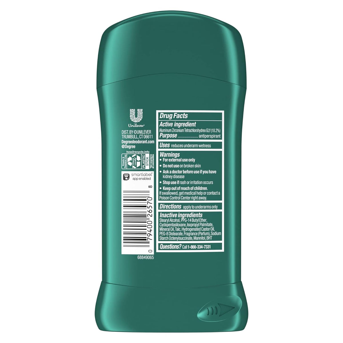 Degree Men Sport Antiperspirant Deodorant Stick 76g,079400265708