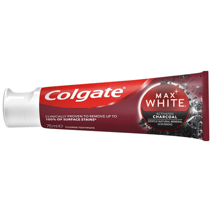 Colgate Max White Activated Charcoal Toothpaste 75ml