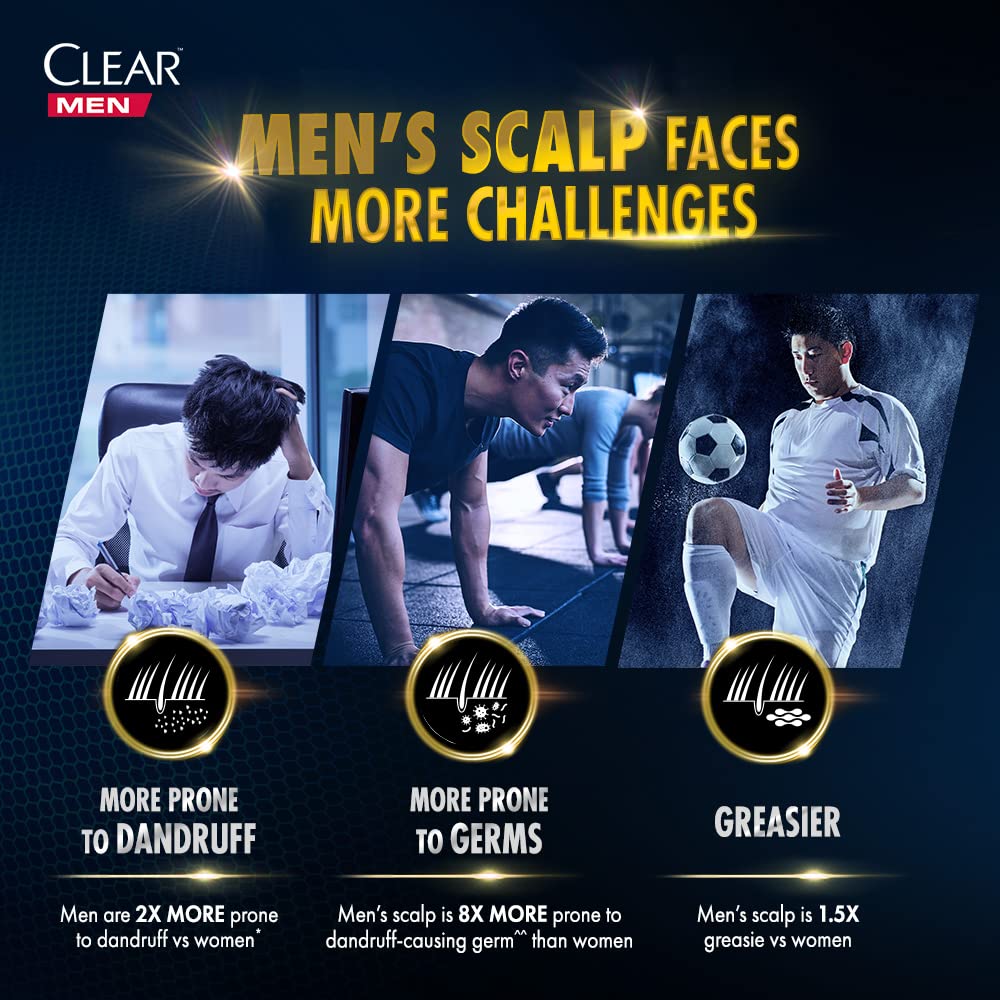 Clear Men Cool Sport Menthol Anti-Dandruff Shampoo 310ml,8851932391801,