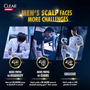 Clear Men Deep Cleanse Anti-Dandruff Shampoo 630ml,8851932397018,