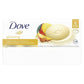 Dove Beauty Bar Glowing Mango Butter & Almond Butter Soap (Pack Of 6) 106g Each