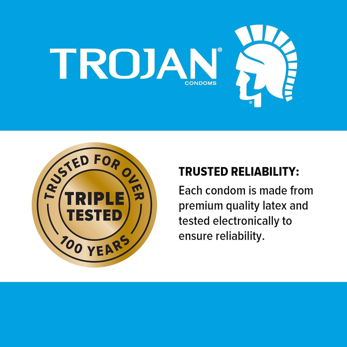 Trojan Her Pleasure Lubricated Latex Condoms 12 Count,022600973522