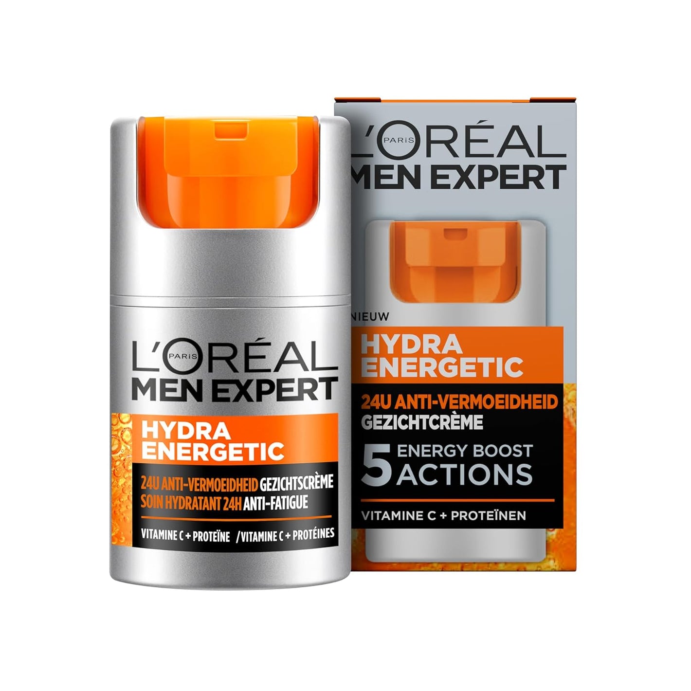 L'Oreal Paris Men Expert Hydra Energetic With Vitamin C+ Moisturiser 50ml,3600520297262
