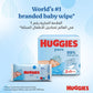 Huggies Pure 99% Pure Water Baby Cleansing Wipes 56 Count