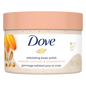 Dove Colloidal Oatmeal & Calendula Oil Exfoliating Body Scrub 298g,011111022676,
