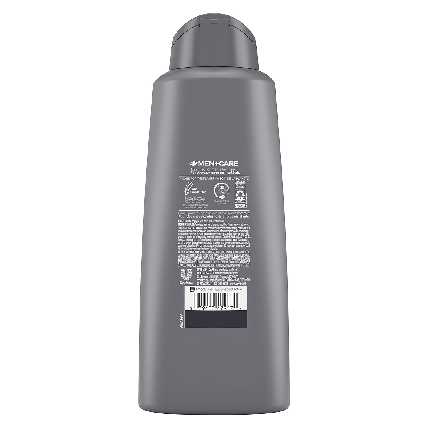 Dove Men +Care Eucalyptus + Birch Revitalizing 2-In-1 Shampoo + Conditioner 603ml,079400479174,