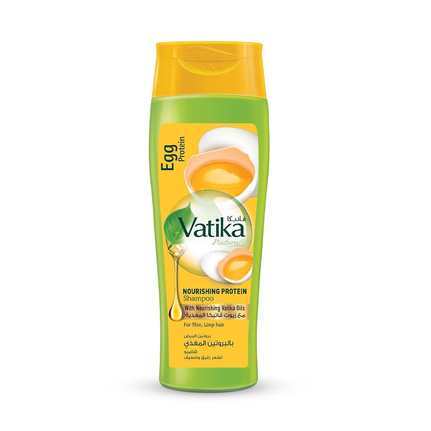 Vatika Egg Protein Nourishing Protein Shampoo & Conditioner 400ml,6291069712186