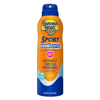 Banana Boat Sport Cool Zone SPF 50+ Sunscreen Spray 170g