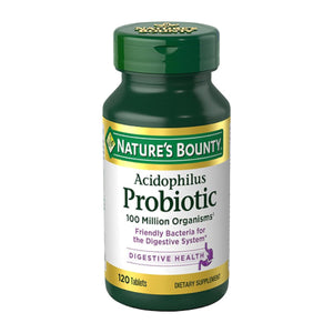 Nature's Bounty Acidophilus Probiotic 120 Tablets