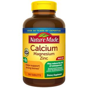 Nature Made Calcium Magnesium Zinc 300 Tablets