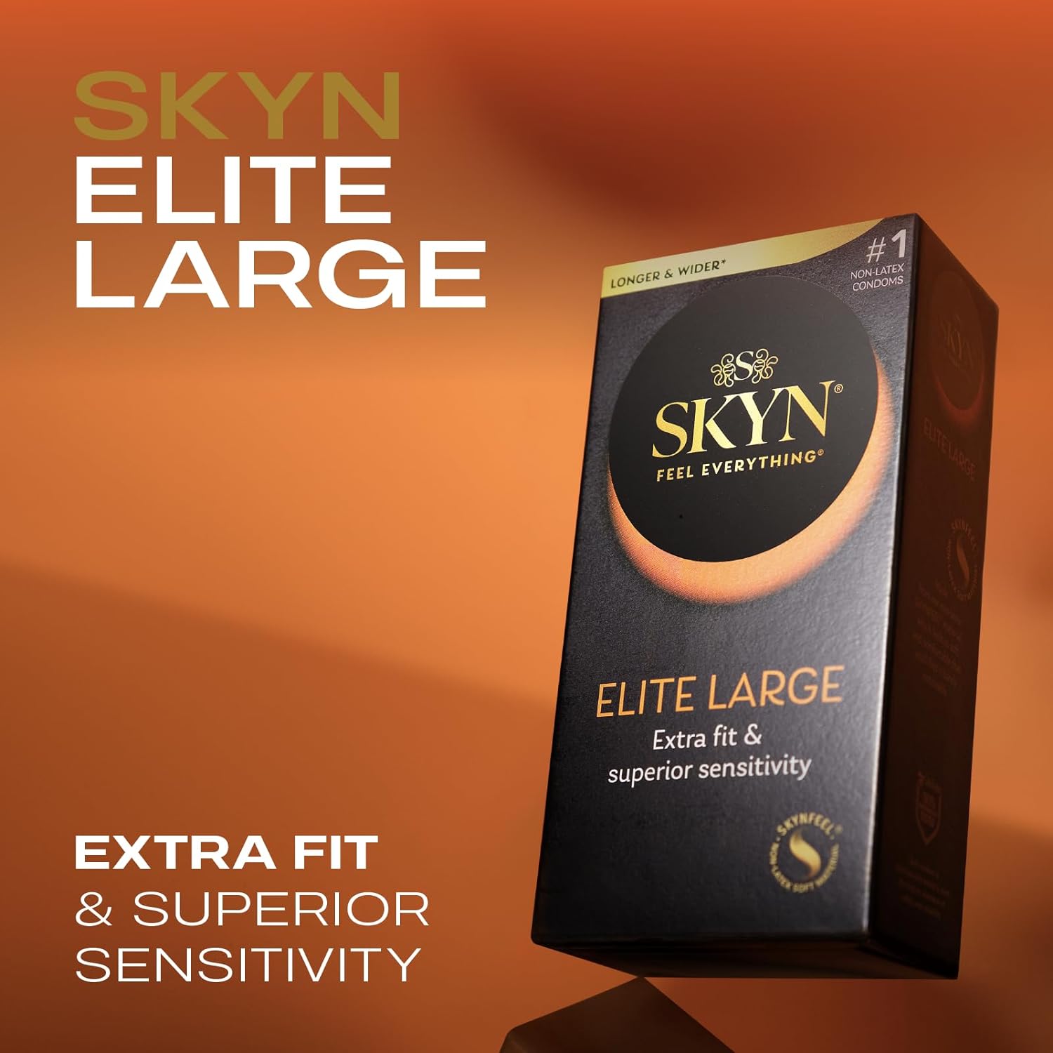 SKYN Elite Large Extra Fit & Superior Sensitivity Non-Latex Lubricated SKYN Elite Large Extra Fit & Superior Sensitivity Non-Latex Lubricated