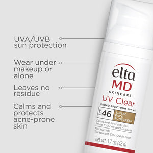 EltaMD UV Clear SPF 46 Tinted Face Sunscreen 48g