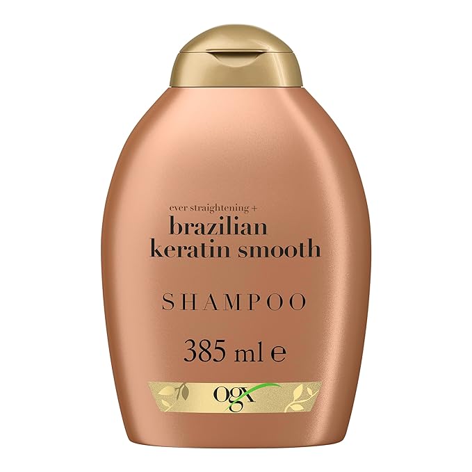OGX Ever Straightening + Brazilian Keratin Smooth Shampoo 385ml,022796976017,