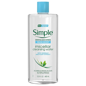 Simple Sensitive Skin Experts Water Boost Micellar Cleansing Water 400ml