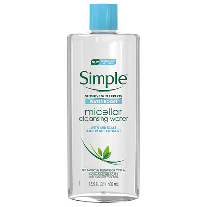 Simple Sensitive Skin Experts Water Boost Micellar Cleansing Water 400ml