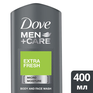 Dove Men +Care Extra Fresh Cooling Agent Body & Face Wash 400ml,8717644682944,