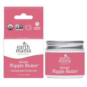 Earth Mama Organic Nipple Butter Soothing Balm For Dry Skin 60ml