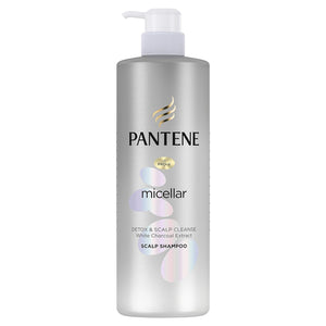 Pantene Pro-V Micellar Detox & Scalp Cleanse White Charcoal Extract Scalp Shampoo 530ml