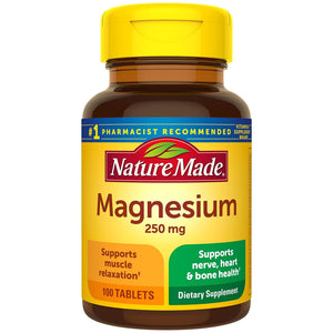 Nature Made Magnesium 250mg 100 Tablets