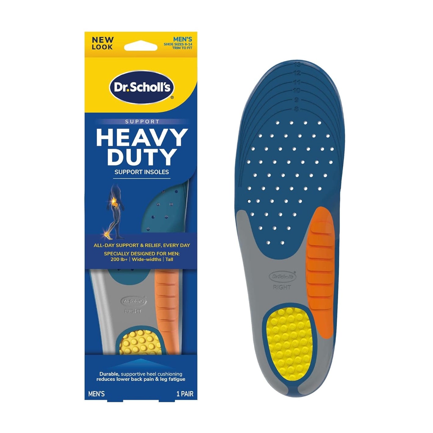 Dr. Scholl's Support Heavy Duty Support Insoles 1 Pair (Men's 8-14)